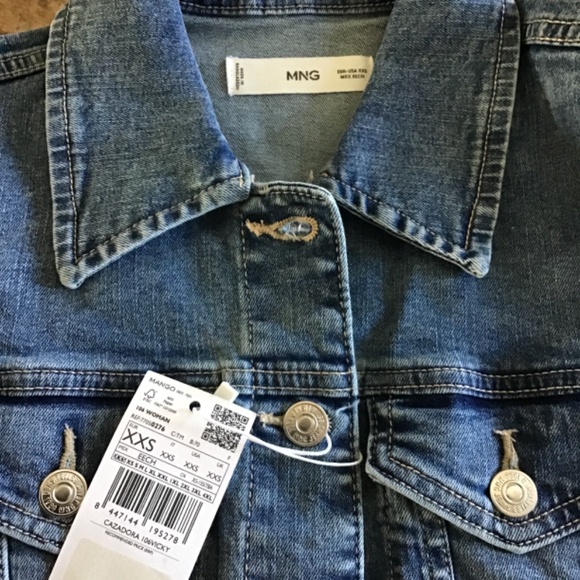 NWT MANGO DENIM JACKET - Picture 2 of 4